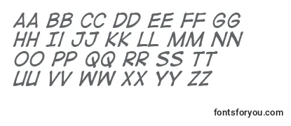 DigitalstripItalic Font