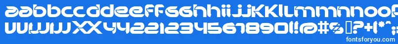 BdBankwell-fontti – valkoiset fontit sinisellä taustalla