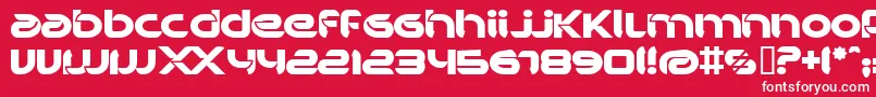 BdBankwell Font – White Fonts on Red Background