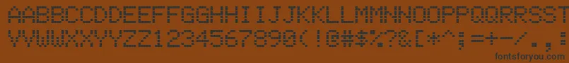 Ehsmb Font – Black Fonts on Brown Background