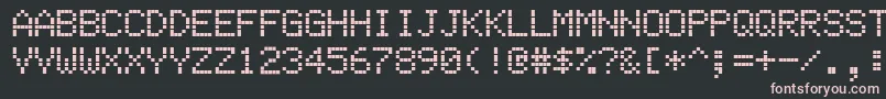 Ehsmb Font – Pink Fonts on Black Background