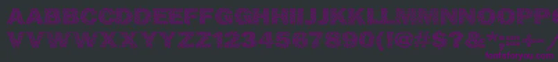 Ricecakes Font – Purple Fonts on Black Background