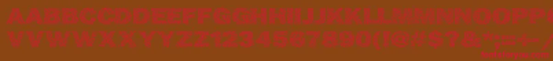 Ricecakes Font – Red Fonts on Brown Background