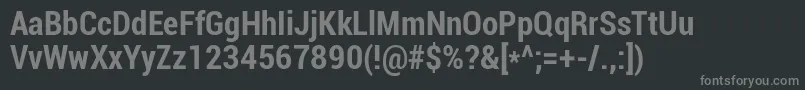 Más sobre la fuente RobotoBoldCondensed fuente RobotoBoldCondensed – Fuentes Grises Sobre Fondo Negro