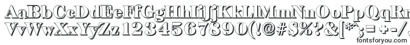 BaskervilleshadowBlackRegular-fontti – Graafiset fontit