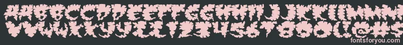 Extra Font – Pink Fonts on Black Background