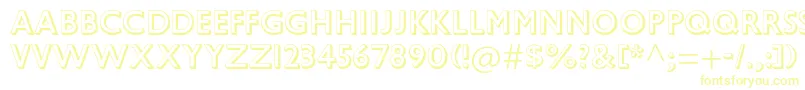 Шрифт GillsansstdShadowed – жёлтые шрифты