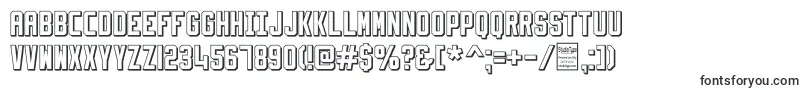 SlimfitShadowedDemo Font – Fonts for KOMPAS-3D