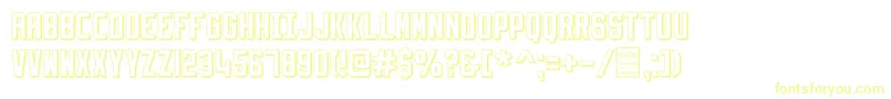 SlimfitShadowedDemo Font – Yellow Fonts