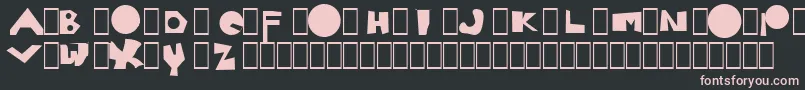 Moron Font – Pink Fonts on Black Background