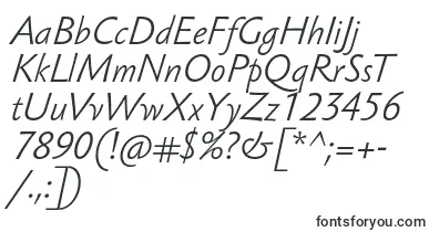  SebastianlightucfItalic font