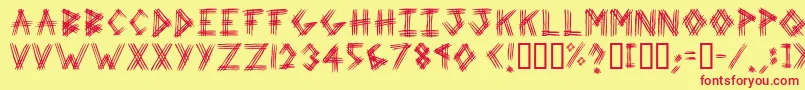 Más sobre la fuente 3prot ffy fuente 3prot ffy – Fuentes Rojas Sobre Fondo Amarillo