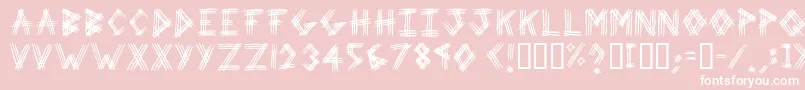 3prot ffy Font – White Fonts on Pink Background