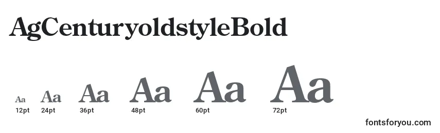 AgCenturyoldstyleBold Font Sizes