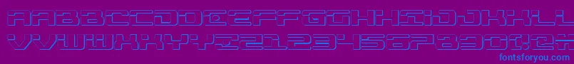More about Troopers3D Font Troopers3D Font – Blue Fonts on Purple Background