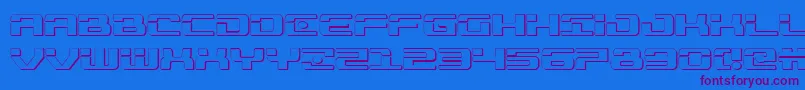 Lisätietoja Troopers3D-fontista Troopers3D-fontti – violetit fontit sinisellä taustalla