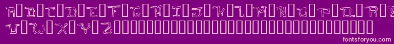 Weitere Informationen zur IHateYouOddtype-Schriftart IHateYouOddtype-Schriftart – Rosa Schriften auf violettem Hintergrund