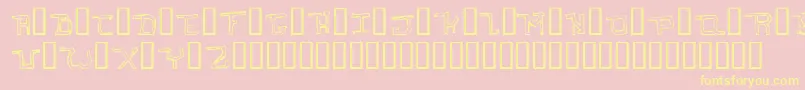 More about IHateYouOddtype Font IHateYouOddtype Font – Yellow Fonts on Pink Background