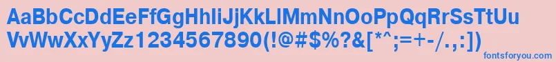 Подробнее о шрифте Pragmaticactt ffy Шрифт Pragmaticactt ffy – синие шрифты на розовом фоне