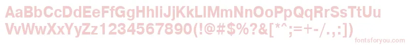 Pragmaticactt ffy-Schriftart – Rosa Schriften