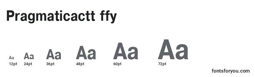 Pragmaticactt ffy Font Sizes