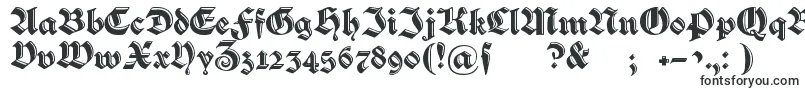 Verzierteschwabacher Font – Fonts for Nicknames