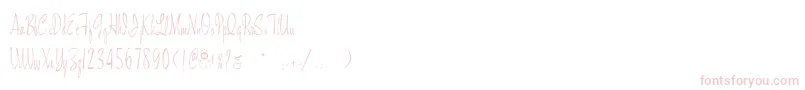 Maidstonescript Font – Pink Fonts