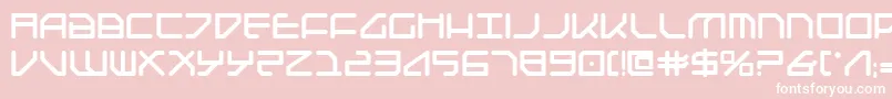 Federapolisb Font – White Fonts on Pink Background
