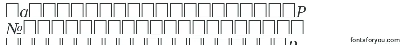 Fonte BalticacttItalic – fontes quirguizes