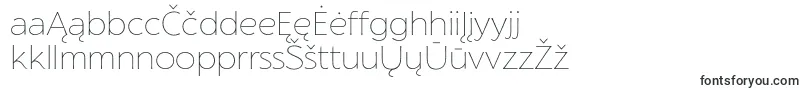 Шрифт FlorentiaThinTrial – литовские шрифты