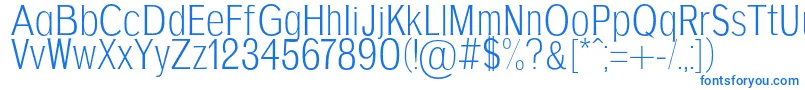 AgajdaRegular Font – Blue Fonts on White Background