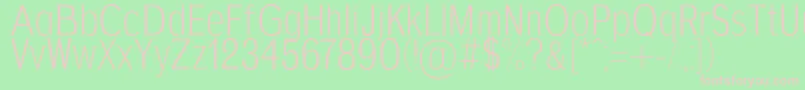 AgajdaRegular Font – Pink Fonts on Green Background