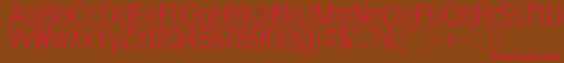 AgajdaRegular Font – Red Fonts on Brown Background