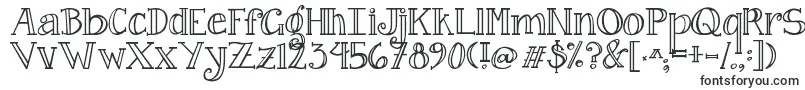 Шрифт Jandacurlygirlserif – прикольные шрифты
