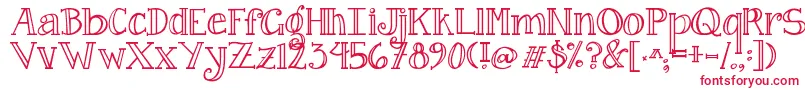 Jandacurlygirlserif Font – Red Fonts