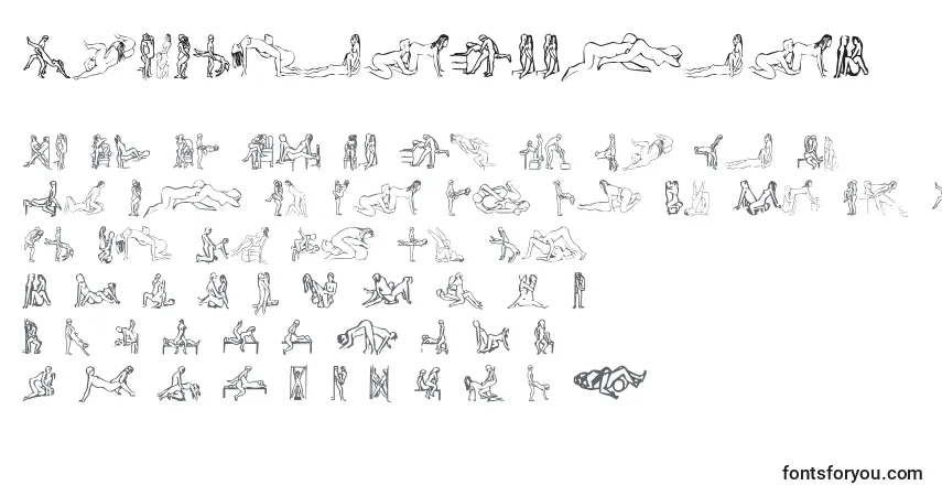 Czcionka ThatLuvinFeelin1 – alfabet, cyfry, specjalne znaki