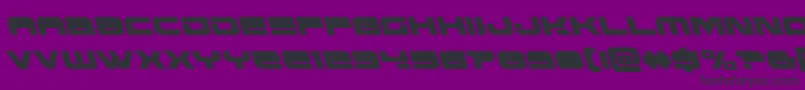 Eridanuscondleft-Schriftart – Schwarze Schriften auf violettem Hintergrund