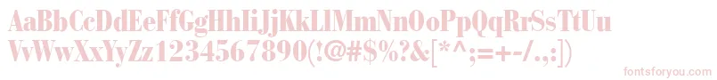 BodoniRecutBlackcondensedSsiNormal Font – Pink Fonts