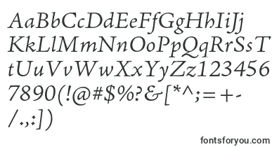 AjensonproLtitcapt font – inscriptions In Beautiful Fonts