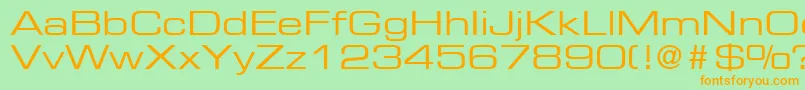 PalindromeExpandedSsiExpanded Font – Orange Fonts on Green Background