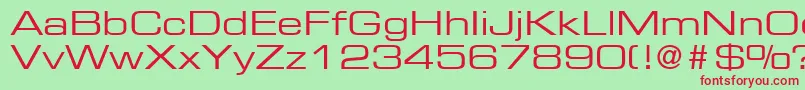 PalindromeExpandedSsiExpanded Font – Red Fonts on Green Background