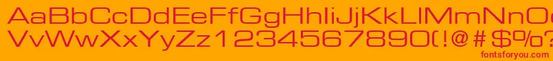 PalindromeExpandedSsiExpanded Font – Red Fonts on Orange Background