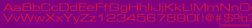 PalindromeExpandedSsiExpanded Font – Red Fonts on Purple Background