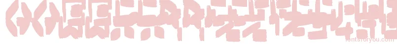 Boxybrush Font – Pink Fonts on White Background
