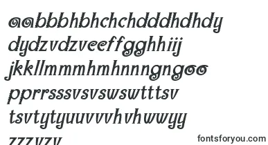 MaracaExtraboldItalic font – shona Fonts