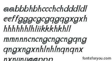 MaracaExtraboldItalic font – zulu Fonts