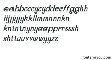 MaracaExtraboldItalic font – rwanda Fonts