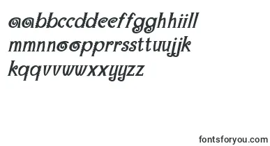 MaracaExtraboldItalic font – irish Fonts