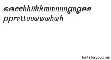 MaracaExtraboldItalic font – maori Fonts