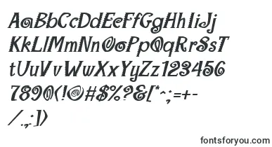 MaracaExtraboldItalic font – cool Fonts